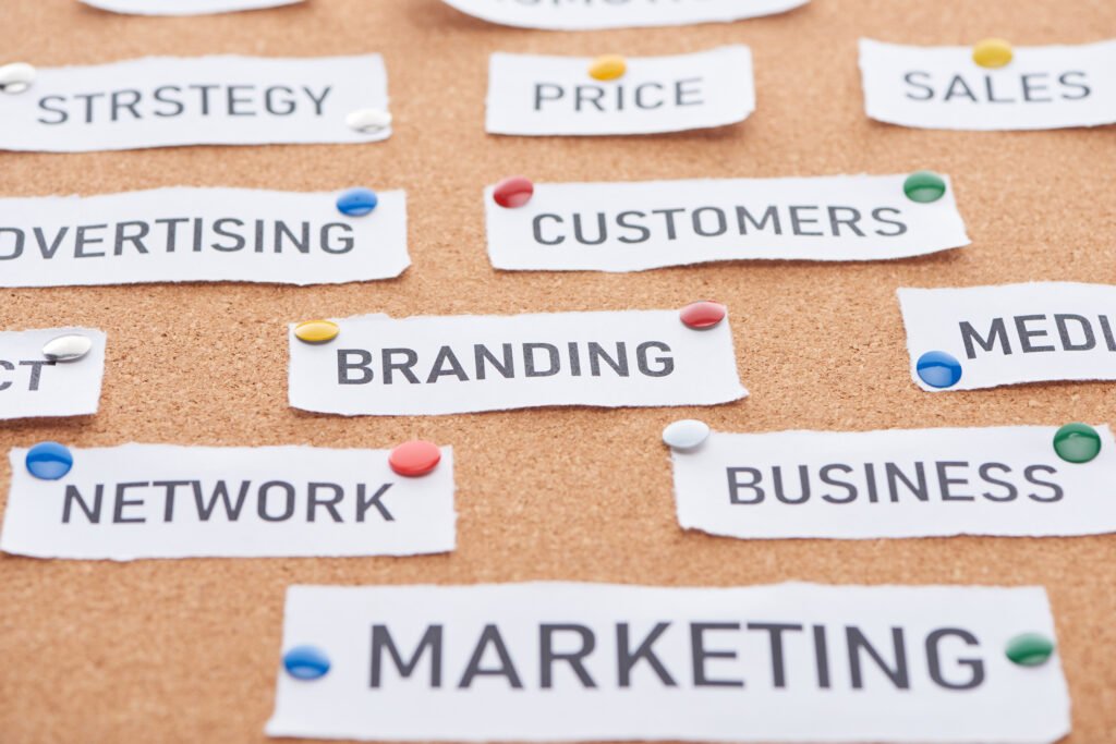 Paper Card With Price, Advertising, Sales, Customers, Branding, Network, Business And Marketing